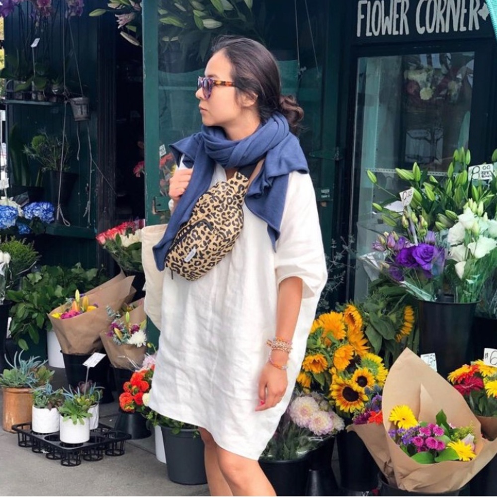 ORELSE Blanket Scarf - navy black kale green - vegan wool-free allbirds